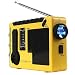 North Point Battery Free AM / FM / Weather Band Emergency Crank Radio Flashlight Radio (Yellow)