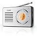 Coby CX50 Compact AM/FM Radio with Digital Display, silver