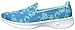 Skechers Performance Women's Go Walk 4 Flourish Walking Shoe,Aqua,8.5 M US