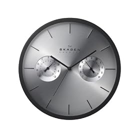 12 Multifunction Wall Clock by Skagen Designs