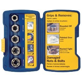 Irwin / Hanson / Vise Grip (VIS394001) BOLT-GRIP 5 Pc. Bolt Extractor Set