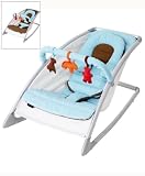 Mamas & Papas - Go Go Rocker - Sky Blue/Chocolate