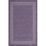Nourison Westport Solid Purple 3.6-Feet by 5.6-Feet 100-Percent Wool Rug