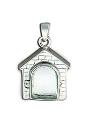 Sterling Silver "Photo" Cremation Locket 3/4 inch x 3/4 inch in Sterling Silver