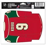Mikko Koivu - Minnesota Wild Jersey 5x6 Cling Decal