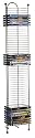 Atlantic Nestable 63712035 52 DVD/BluRay Games Tower (Gunmetal)