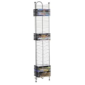 Atlantic Nestable 63712035 52 DVD/BluRay Games Tower (Gunmetal)