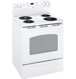 Review GE  / GE : JBP24DMWW Electric Range