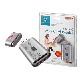 Sitecom MD 009 USB 2.0 Mini Card Reader 18-in-1 - Card reader ( Memory Stick, MS PRO, MMC, SD, SM, MS Duo, MS PRO Duo, miniSD, RS-MMC ) - Hi-Speed USB