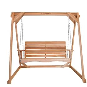 All Things Cedar AF72Us Swing with A-Frame Set