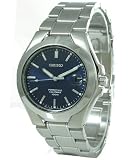 Men's, Seiko, Perpetual Calendar, Blue Dial, All Steel