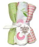 Blooming Baby Bouquets of Burp Cloths in Tiptoe Tulip