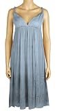 EMBROIDERED TULLE EMPIRE CAMISOLE DRESS