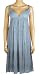 EMBROIDERED TULLE EMPIRE CAMISOLE DRESS
