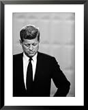 Democratic Presidential Candidate John F. Kennedy During Famed
Kennedy Nixon Televised Debate Framed Art Poster Print by Paul
Schutzer, 25x31