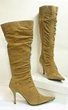 Produkt-Bild: Damen Stiefel gerafft cognac
