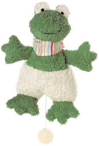 sigikid 48276 - Hipp Natural Friends, Frosch mit Spieluhr