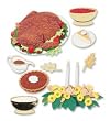 Jolees  Boutique Harvest Themed Ornate Stickers, Thanksgiving Feast