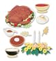 Jolees  Boutique Harvest Themed Ornate Stickers, Thanksgiving Feast