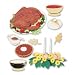 Jolees  Boutique Harvest Themed Ornate Stickers, Thanksgiving Feast