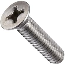 Stainless Steel 18-8 Machine Screw, Vented Flat Head, Phillips Drive (Metric)