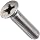 Stainless Steel 18-8 Machine Screw, Vented Flat Head, Phillips Drive (Metric)