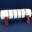 White Leather Watch Bangle Bracelet Jewelry Display New