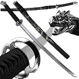 39.5 Inch Dragon Slayer Katana with Engraved Dragon Scabbard