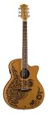 Luna Guitars Henna Oasis Cedar Series II Acoustic-Electric Guitar