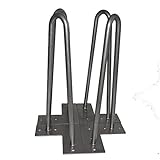 北欧風戸棚用脚　DIY家具パーツ　ソファー用鉄脚　アイアンレッグ　原色　12インチ　４本入り