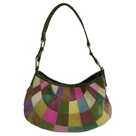 Lucky Brand Leather Suede Patchwork Purse HKRUD483