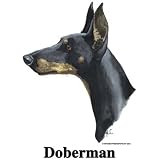 Doberman Pinscher (Black and Tan) Cordial - Shot Glass