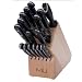 Cutlery Knife Forged 18 Piece Set w/ Beechwood Block by MIU France