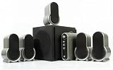 5.1 Silber Design Dolby Surround Lautsprecher Subwoofer
