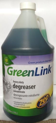 ZEP Commercial GreenLink HEAVY DUTY DEGREASER Concentrate (For Use On Heavy Machinery, Engine Parts, Construction Equipment, Fiberglass, Concrete, Masonry & Asphalt) MAKES 10 GALLONS (1 Gallon)
