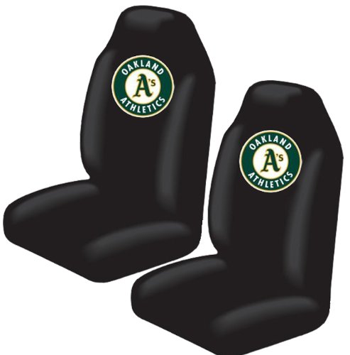 Bucket Seat Covers - MLB Baseball - Oakland Athletics - Pair