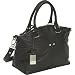 Tignanello Polished Pockets Convertible Satchel,Black,one size