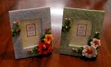 NEW! Resin Hibiscus 2.5 x 3.5 Picture Frame(Hibiscus=White)
