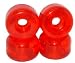 54mm RED GEL Skateboard WHEELS Dura Rollers