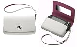 BlackBerry Leather Folio for BlackBerry 9800 – White/Pink