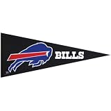 Buffalo Bills - Vintage Logo 12X30 Pennant, NFL Pro Football