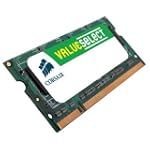 Corsair Memory VS1GSDS533D2 1 GB PC2-4200 533Mhz DDR2 200-pin SODIMM Laptop Memory