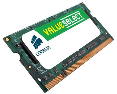 Corsair VS2GSDS667D2 Value Select 2GB PC2-5300 667Mhz 200-Pin DDR2 CL5 SODIMM Notebook Memory