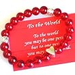 To the World Teacher Gift Bracelet