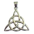 Sterling Silver Triquetra Pendant Wiccan Amulet Pagan Jewelry