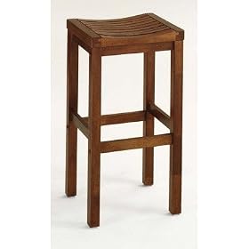 Click here to buy 29 Contour Stool with Oak Finish [Set of 2] by Home Styles.