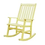 Home Styles Bali Hai Outdoor Rocking Chair, Yellow