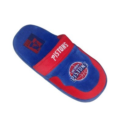 Detroit Pistons Scuff Slipper Size: 8-9.5, Color: Red / Blue