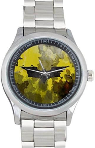 New Fashion 40mm Stainless Steel Watch Metal Band Designed Classical Hero Logo Image