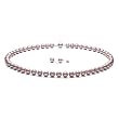 {AAA Set} HinsonGayle Gem Collection Handpicked AAA 7.5-8.0mm Naturally Lavender Cultured Pearl Necklace and Pearl Stud Earrings (14k White Gold)